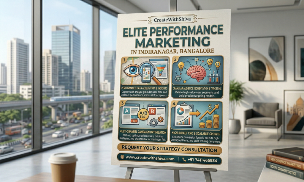 Elite Performance Marketing in Indiranagar Bangalore | CreateWithShiva