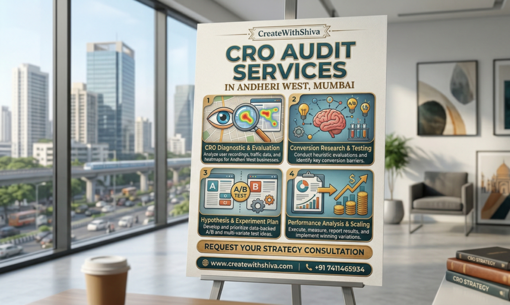 Expert CRO Audit Services in Andheri West Mumbai | CreateWithShiva